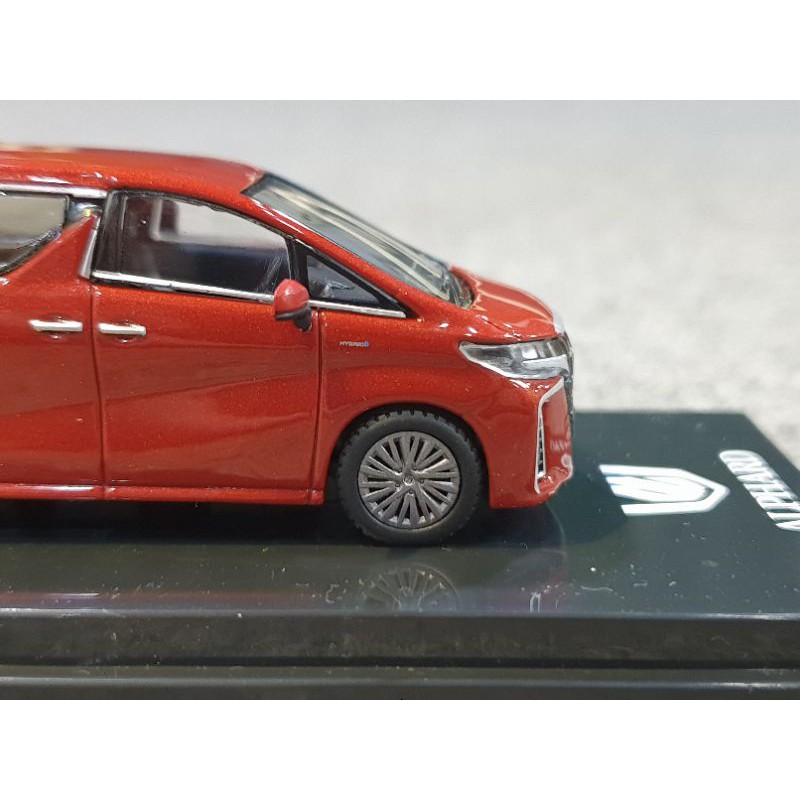 Xe Mô Hình Toyota Alphard Hybrid (H30W) 1:64 Hoppy Japan ( Đỏ )