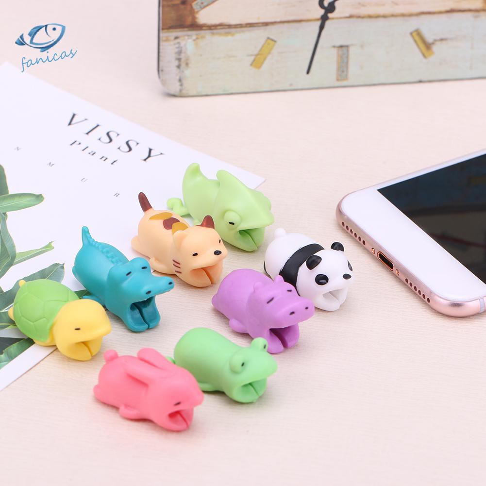 Phụ Kiện Bảo Vệ Đầu Dây Cáp Hình Thú Hoạt Hình Dễ Thương