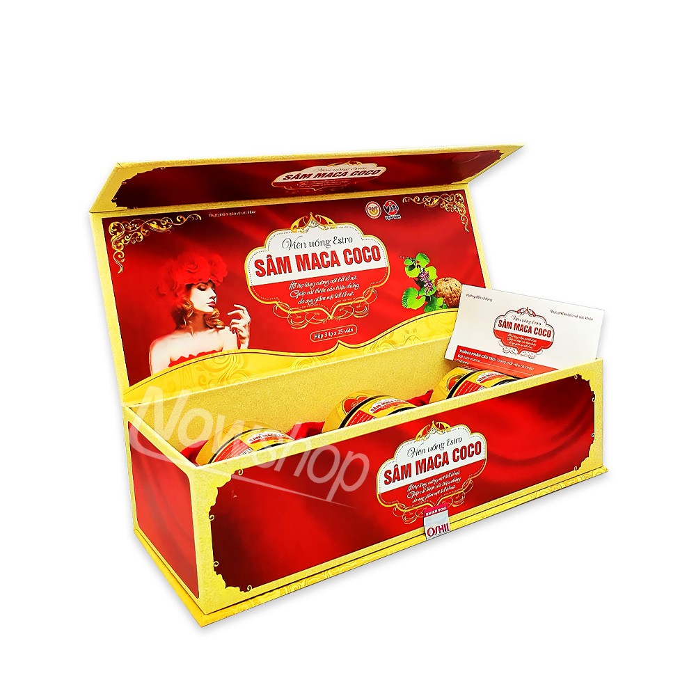 Estro Sâm Maca Coco bổ sung collagen, nhau thai cừu giúp đẹp da, giảm sạm nám, tăng cường nội tiết tố nữ (Hộp 45 viên) | BigBuy360 - bigbuy360.vn