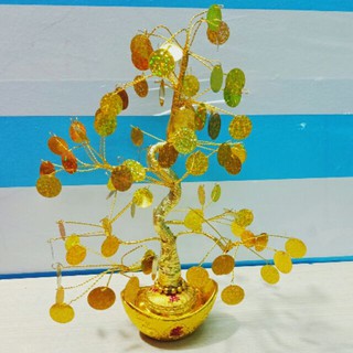 Cây bon sai cành vàng lá ngọc chưng Tết