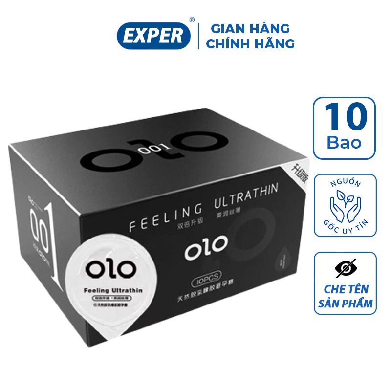 Bao cao su OIO 001, bao cao su 0.01 siêu mỏng chống xuất tinh sớm kéo dài