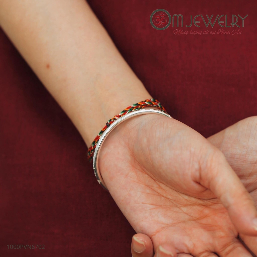 VÒNG TAY KHẮC LỤC TỰ OM MANI PADMEHUM S950