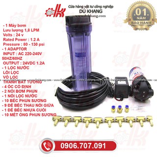 BƠM PHUN SƯƠNG 10 BÉC