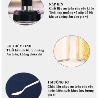 Lọ thuỷ tinh đựng gia vị