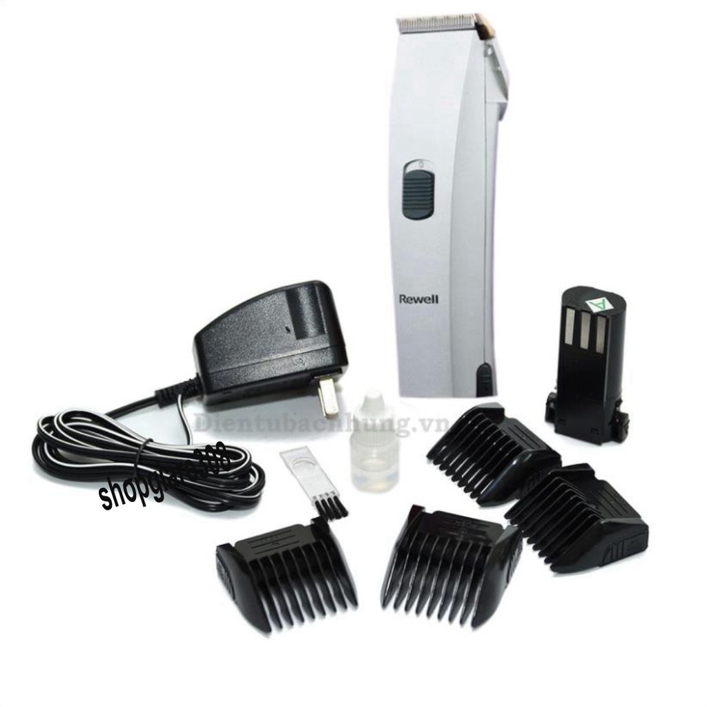 [MÀU BẠC] Tông Đơ Cắt Tóc Rewell RFCD-D900 (tặng kèm 1 viên pin phòng ngừa)