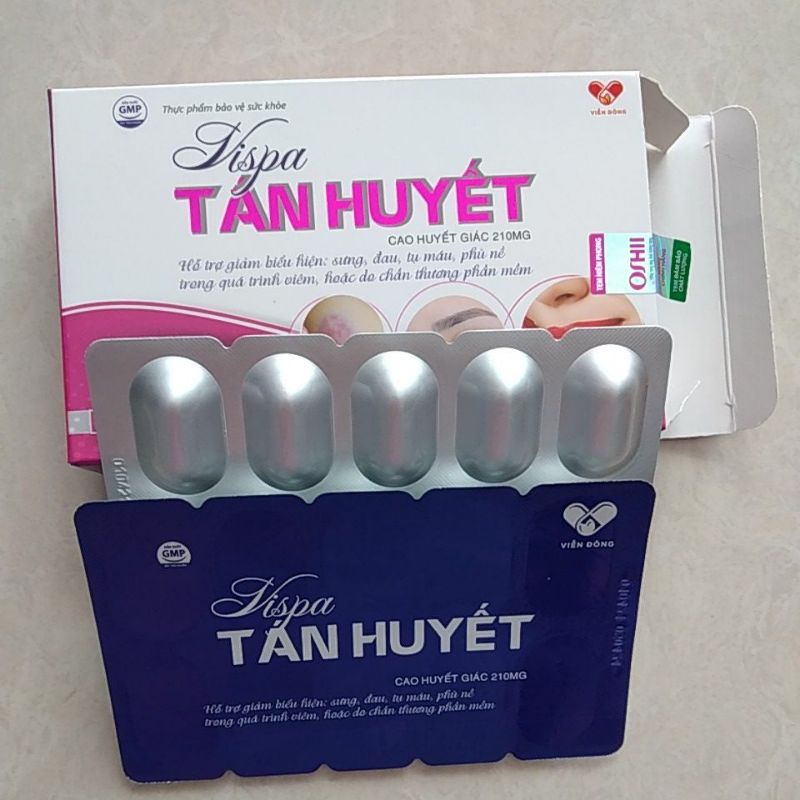 VISPA TÁN HUYẾT Hộp 30 viên