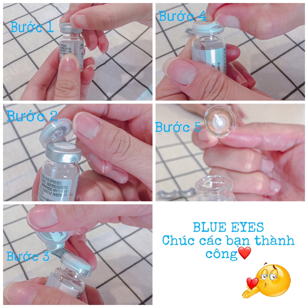 Kính áp tròng SHINE SILVER , lens  màu xám tây vân lòng vàng, lens áp tròng giãn nhẹ DIA 14.0,  lens sử dụng 3 ~6 tháng.