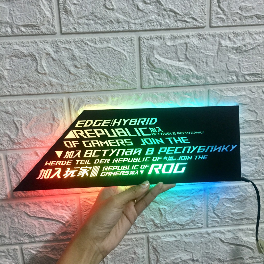 RGB ASUS PSU Cover (tấm che nguồn led RGB case Helios)