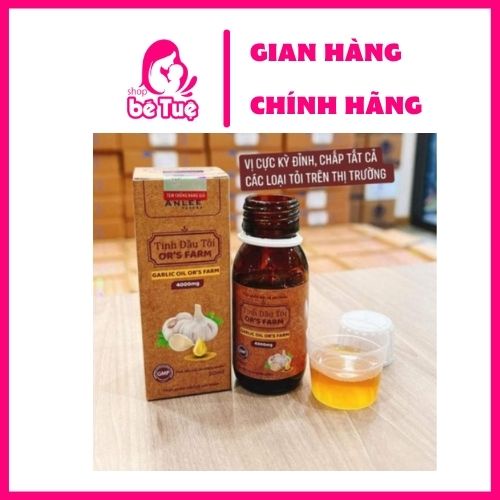 Tinh dầu tỏi Or'sfram 4000mg - Tăng đề kháng hô hấp cho trẻ