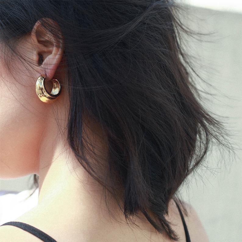 Vnox Bông Tai Mạ Vàng Thời Trang Cho Nữ