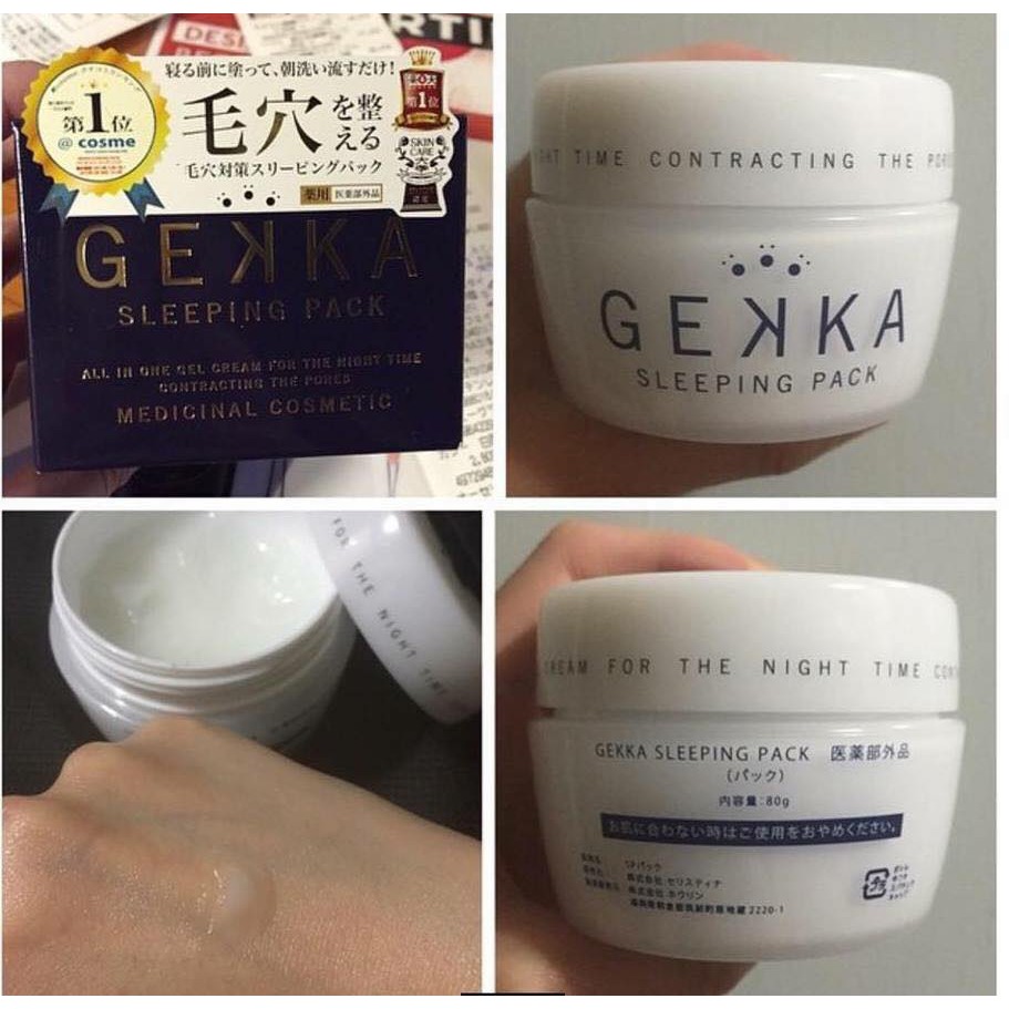 MẶT NẠ NGỦ GEKKA Sleeping Pack