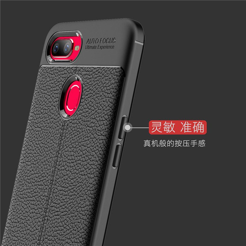 Ốp Lưng OPPO F9 dẻo giả da chống sốc