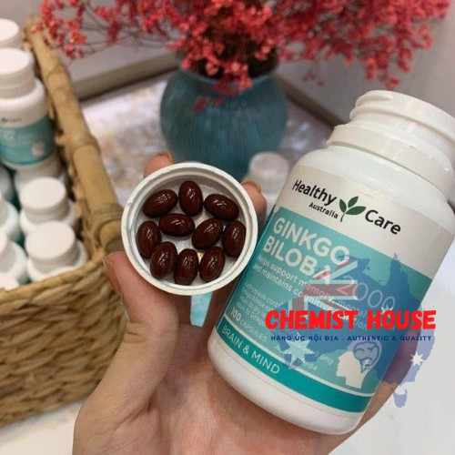 [ Hàng Chuẩn ÚC ] Healthy Care Ginkgo Biloba 2000mg - Viên uống bổ não 100 viên