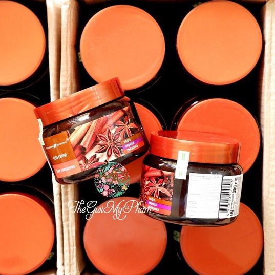 Tẩy Da Chết Body Quế Hồi Cà Phê Exclusive Cosmetic Gel Scrub Coffee Cinnamon Cloves 380g