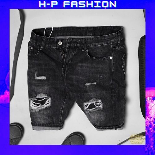 Quần Sọt Nam 🔵 𝐅𝐑𝐄𝐄 𝐒𝐇𝐈𝐏 🔵 Quần Short Jean Nam - Sooc Jean Co Giãn Thời Trang Hpfashion - Qsjnhp018