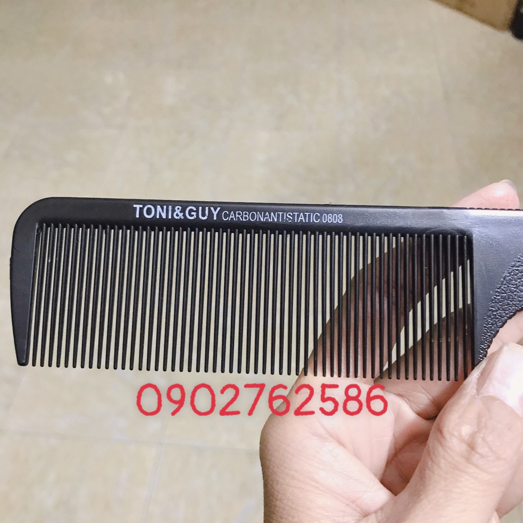 Lược cắt tóc barber bản to Tony Guy 8080 (màu đen)