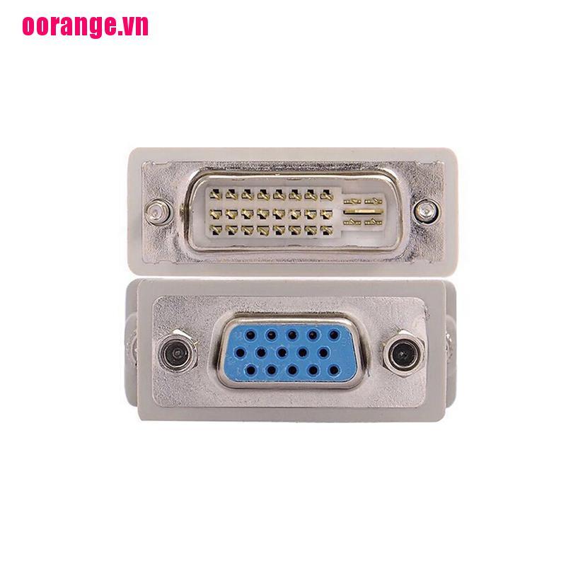 Đầu Chuyển Đổi Vga 15 Pin Vga Sang 24 + 1 Pin Dvi-D Male