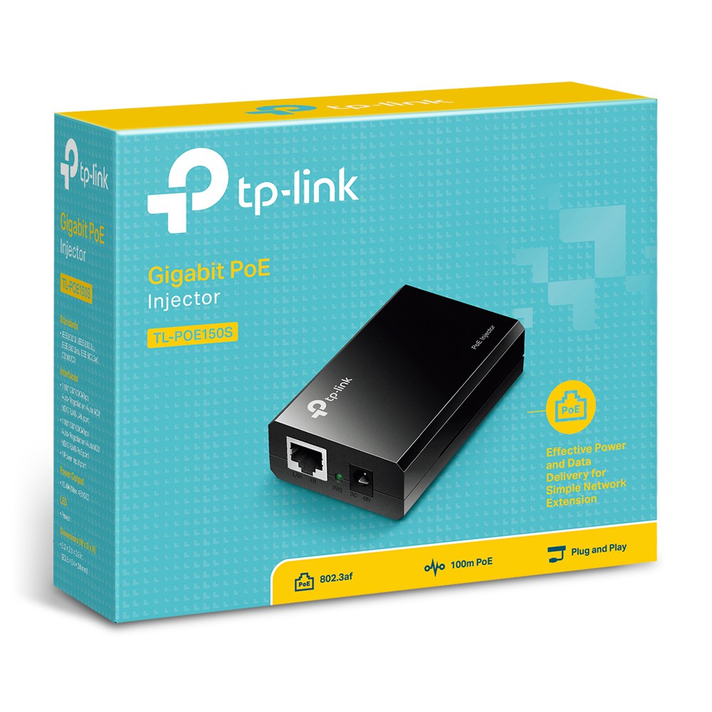 TP-Link TL-Poe150s - Bộ Chuyển Đổi Poe Injector - Bảo hành chính hãng 24 tháng