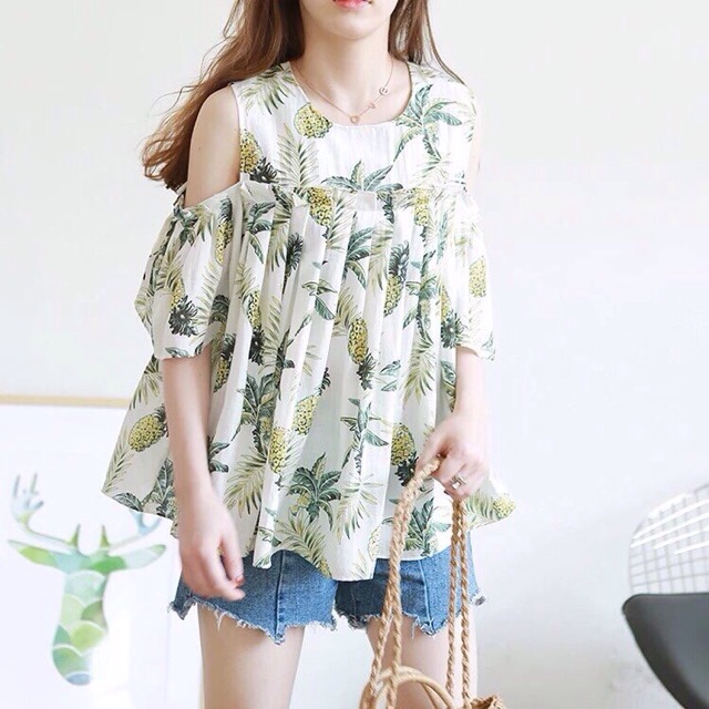 Áo rớt vai dứa