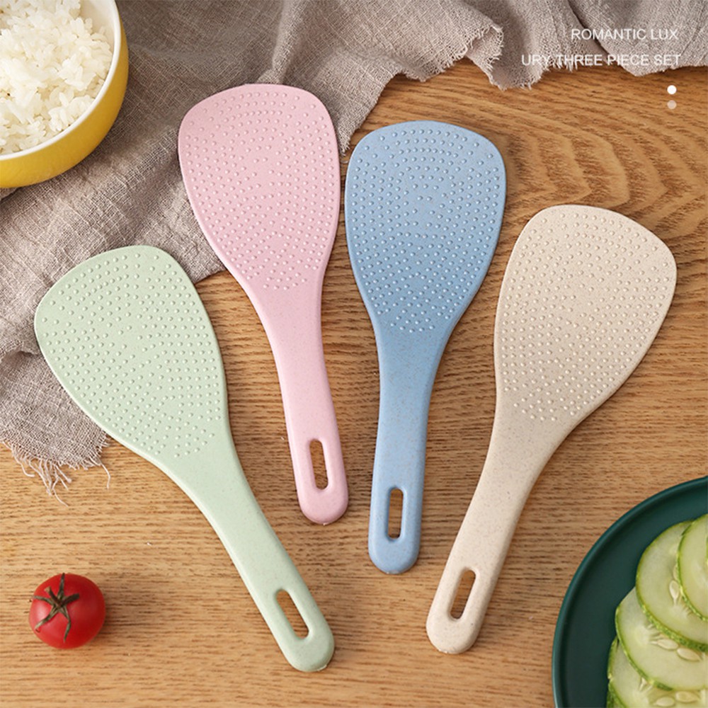 Thìa Vá Muỗng Xới Cơm Lúa Mạch An Toàn - Màu Đẹp T1