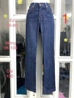 Quần jean nữ ống đứng 2hand