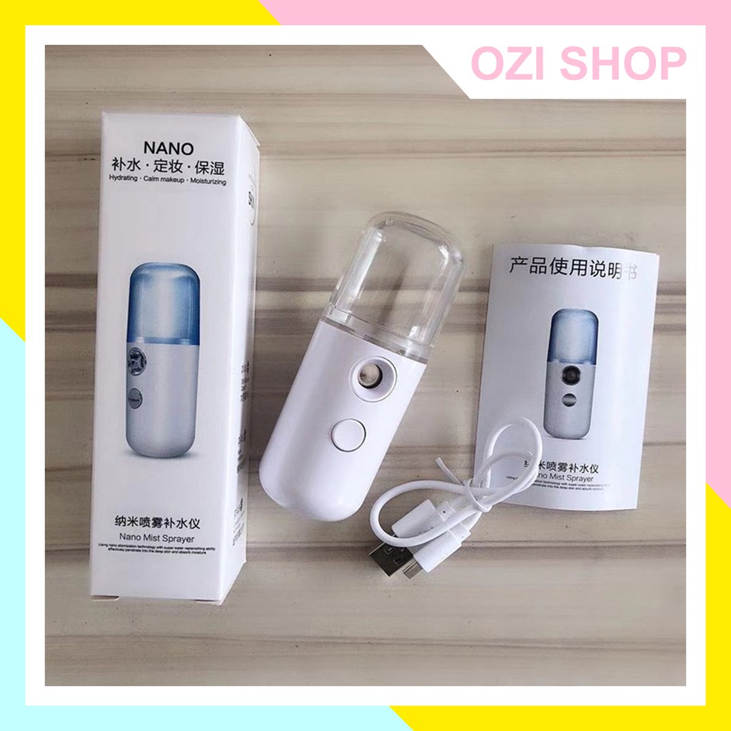 Máy phun sương nano mini cầm tay -Giữ ẩm da, chống lão hoá, làm mát da cấp tốc #8