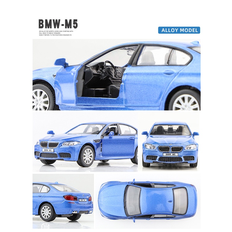 Mô Hình Xe Hơi Thể Thao BMW M4 M5 M550i Tỉ Lệ 1:36 Bằng Hợp Kim