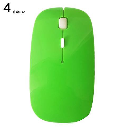 Chuột quang không dây 2.4 ghz + đầu nhận usb thích hợp cho Macbook laptop pc