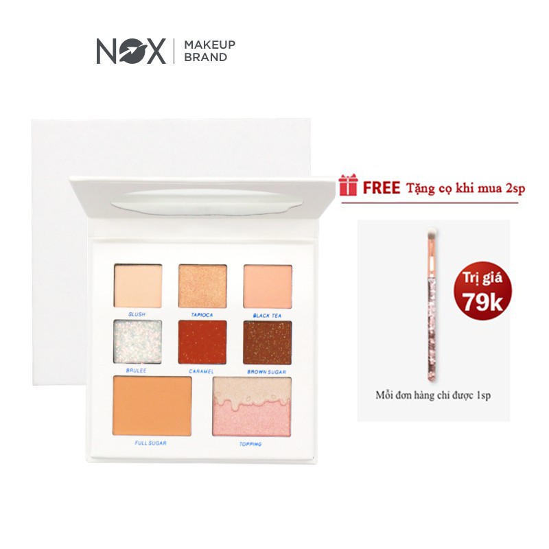 Bảng Phấn Mắt NOX 9 Màu Thời Thượng 9g