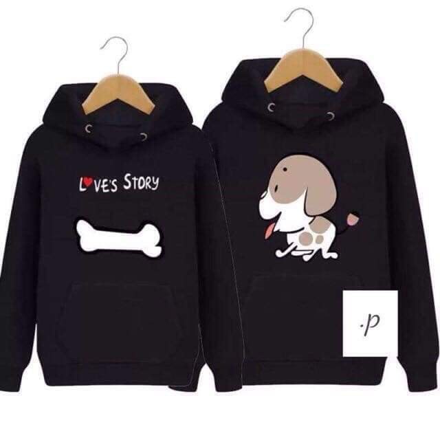 Bộ đôi hoodie love story