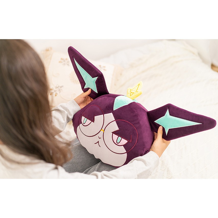 Gấu bông Yuumi Hiệu Trưởng Chiến Binh  - Battle Academia Yuumi Cushion - Chính hãng Riot Games