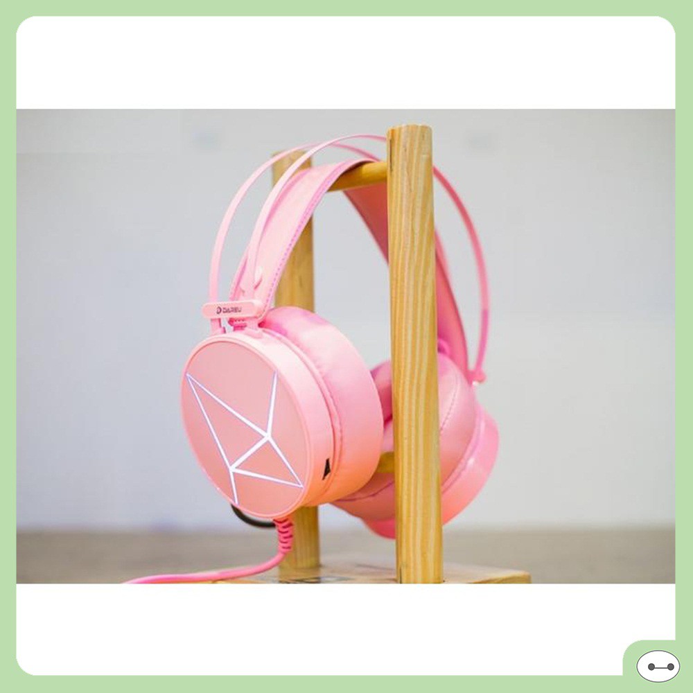 TAI NGHE DAREU EH722s 7.1 LED RGB HỒNG MAGIC QUEEN