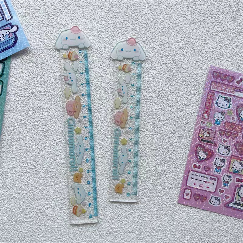 Thước Đo Chất Liệu Acrylic Họa Tiết Kuromi Dễ Thương