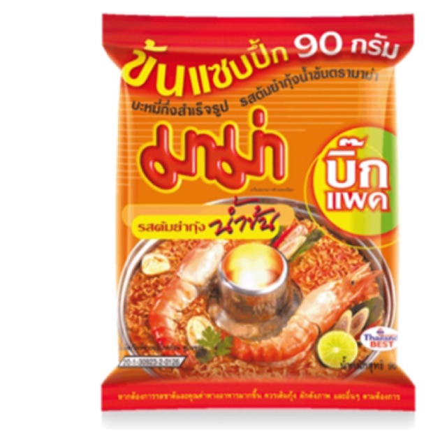 Mì Mama sốt kem hương vị Tomyum 90g