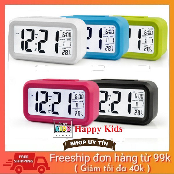 Đồng hồ báo thức điện tử LCD