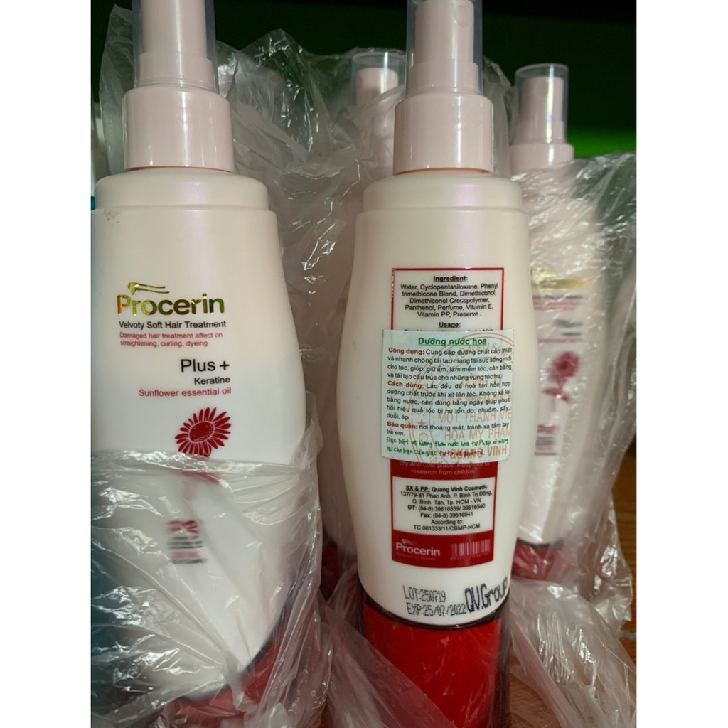 Xịt Dưỡng tóc hương nước hoa Procerin - Dưỡng tóc hương nước hoa