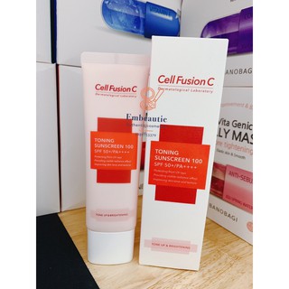 Kem Chống Nắng Nâng Tone Da Cell Fusion C Toning Sunscreen 100