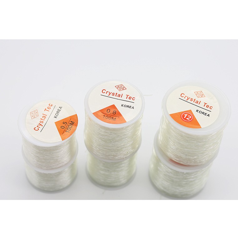 Cuộn dây cước trong suốt 100m dùng làm đồ trang sức thủ công