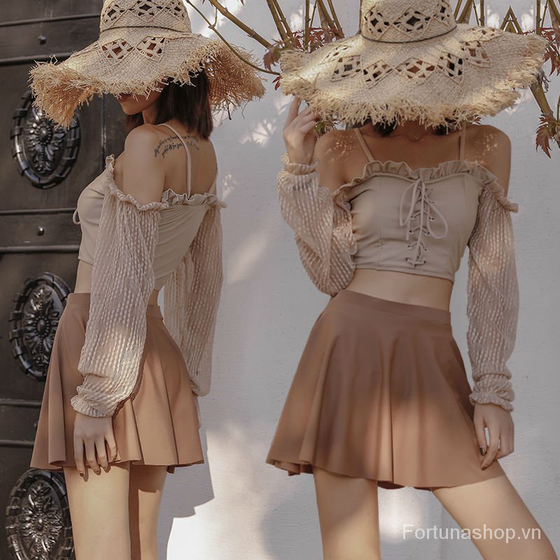 Bộ Đồ Bơi Hai Mảnh Phong Cách Hàn Quốc Thời Trang Mùa Xuân Mới Cho Nữ | BigBuy360 - bigbuy360.vn