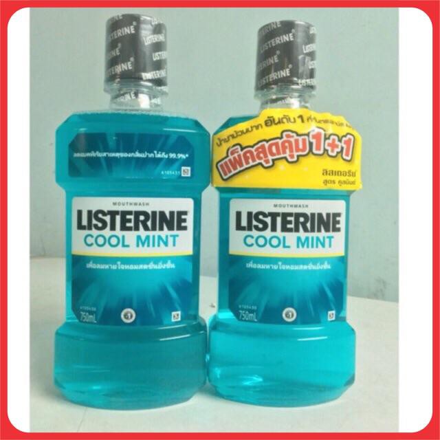 NƯỚC SÚC MIỆNG LISTERINE COOL MINT 750ML – THÁI LAN