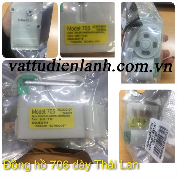 Đồng hồ rơ le thời gian cho tủ lạnh 603 704 706 Timer Thái lanTD