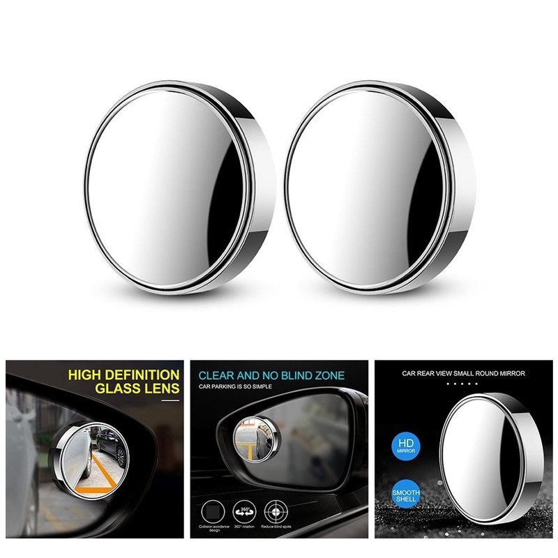 Bộ 2 Gương Chiếu Hậu Xoay 360 Độ Điều Chỉnh Điểm Mù Tiện Dụng