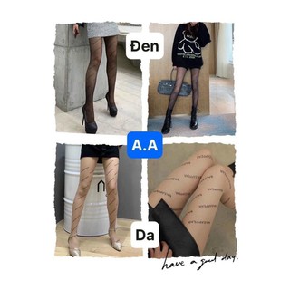 quần tất giấy chữ hot