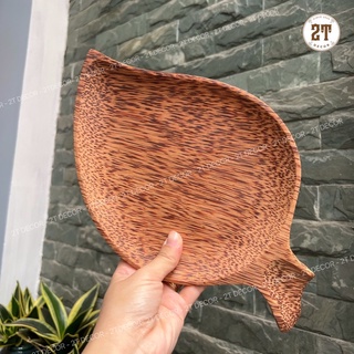 đĩa gỗ dừa thiên nhiên mộc dùng trang trí bàn ăn siêu đẹp, hàng xuất khẩu loại 1