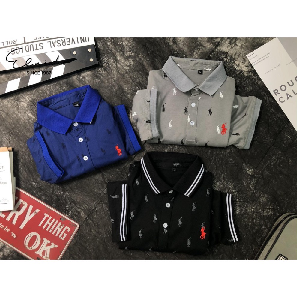 Áo thun polo nam họa tiết siêu thoáng,Áo Phông Nam Vải Co giãn siêu mát JK fashion | BigBuy360 - bigbuy360.vn