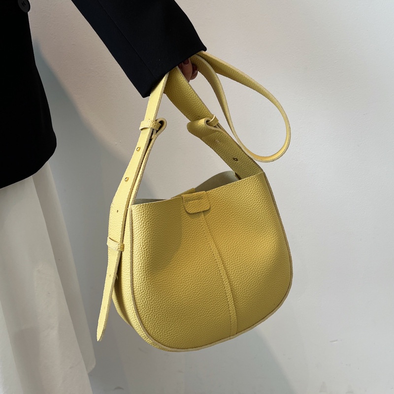 Túi Đeo Chéo Màu Trơn Đơn Giản Thời Trang Cho Nữ