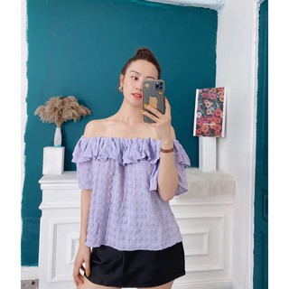 7110 - Áo Croptop Trễ Vai