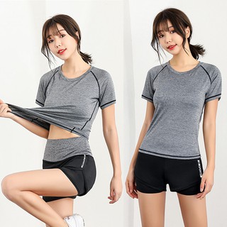 Bộ đồ tập GYM-22 - Set quần đùi và áo thể thao tay ngắn