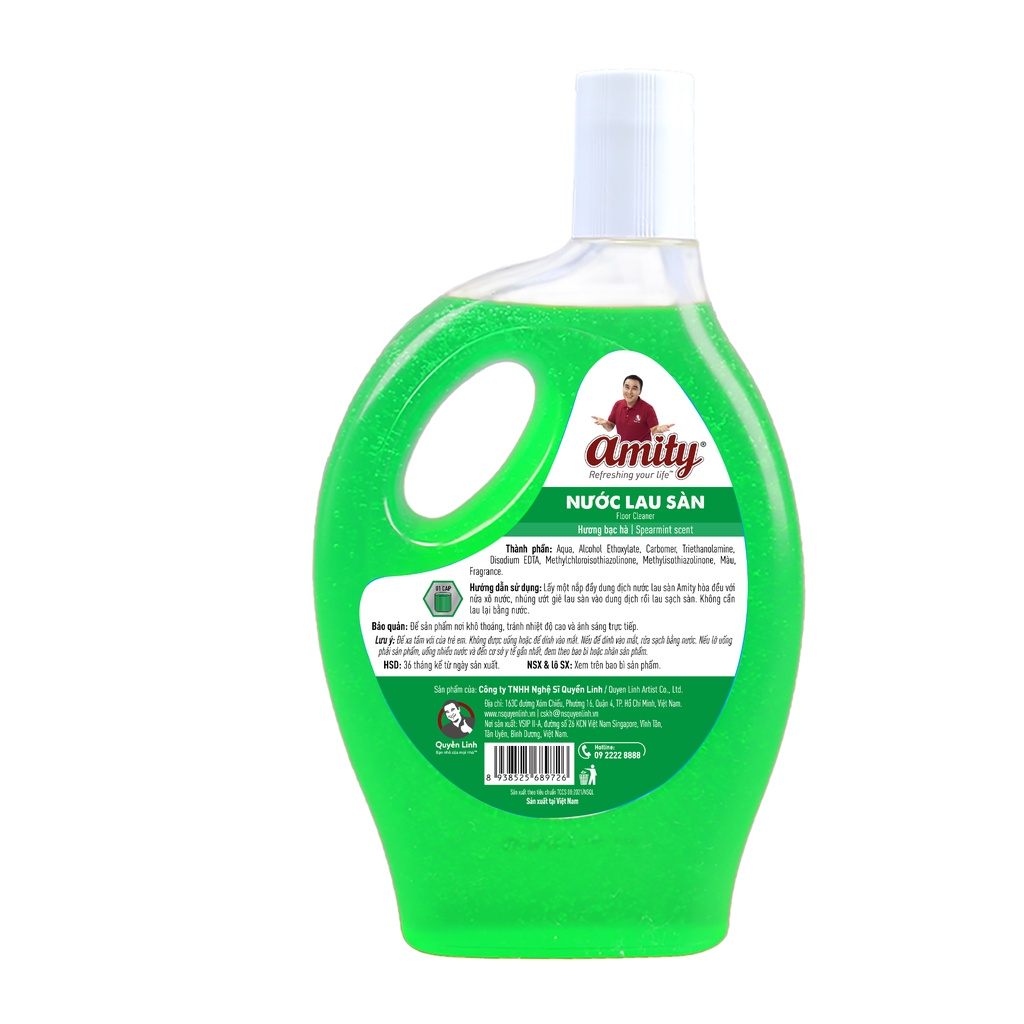 Nước Lau Sàn AMITY Hương Bạc Hà 1Kg