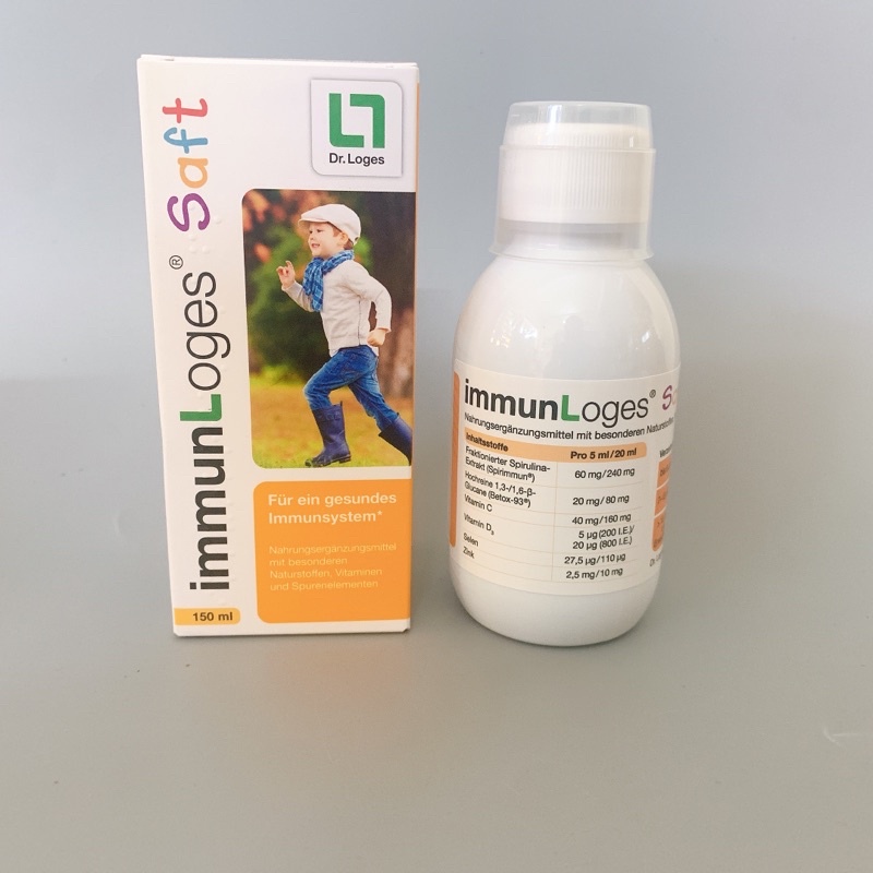 Siro đề kháng mũi họng ImmunLoges Saft - 150ml